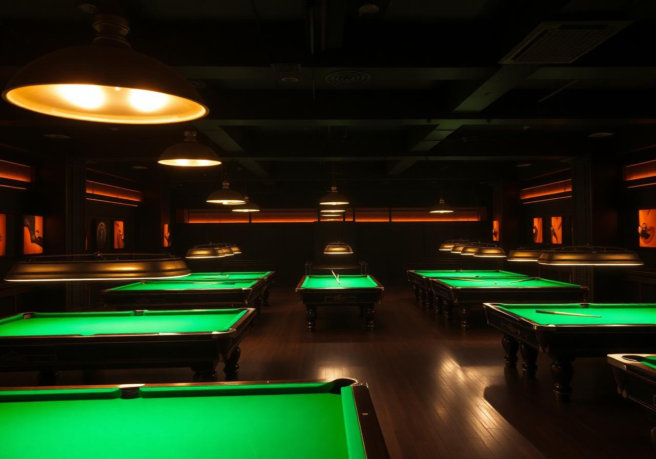 Ivéta Campus pool room in Santa Cruz